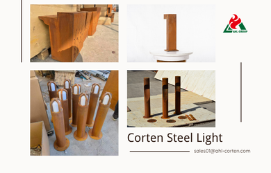 Corten Steel Outdoor Light